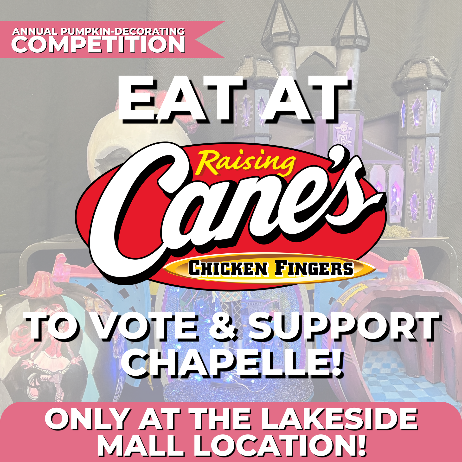October 5: Eat at Cane's to Support Chapelle!